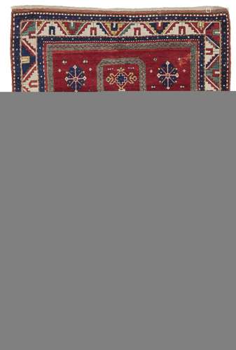 A FACHRALO PRAYER RUG KAZAK REGION, SOUTH CAUCASUS, CIRCA 18...