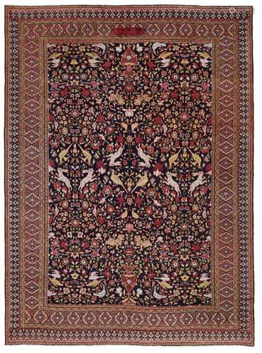 A DOROSHK CARPET NORTH EAST PERSIA, DATED AH 1274/1856-57 AD