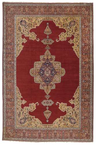 A TABRIZ CARPET NORTH WEST PERSIA, CIRCA 1880