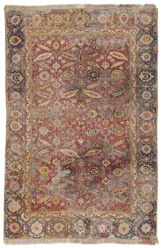 A MUGHAL RUG NORTHERN INDIA, FIRST HALF 17TH CENTURY