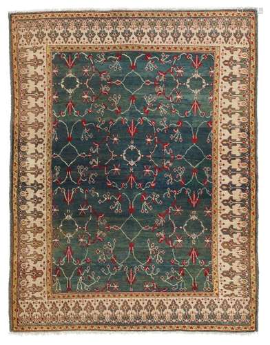 AN AGRA RUG NORTH INDIA, CIRCA 1890