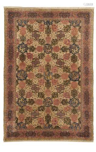 AN EXTREMELY FINE PASHMINA RUG POSSIBLY SHRINIGAR, KASHMIR, ...