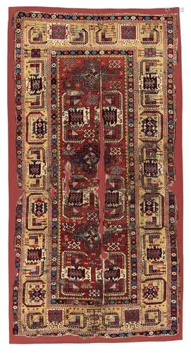 A KONYA RUG CENTRAL ANATOLIA, 18TH CENTURY