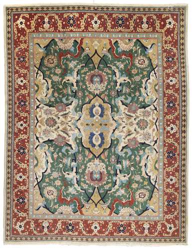 A TABRIZ CARPET NORTH WEST PERSIA, CIRCA 1920