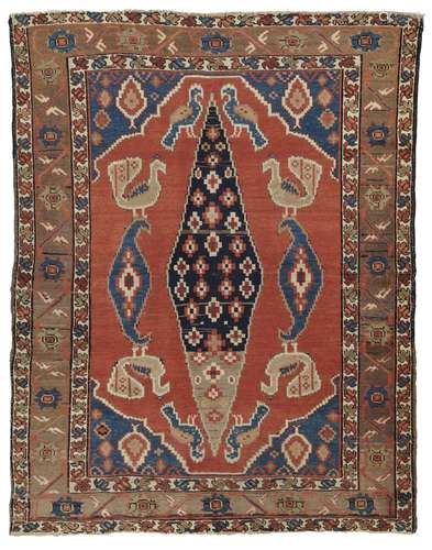 A BAKSHAISH RUG WEST PERSIA, CIRCA 1890