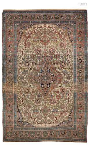 A KASHAN 'MOHTASHAM' RUG CENTRAL PERSIA, CIRCA 1890