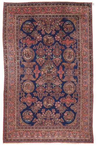 A 'MANCHESTER' KASHAN CARPET CENTRAL PERSIA, CIRCA 1920