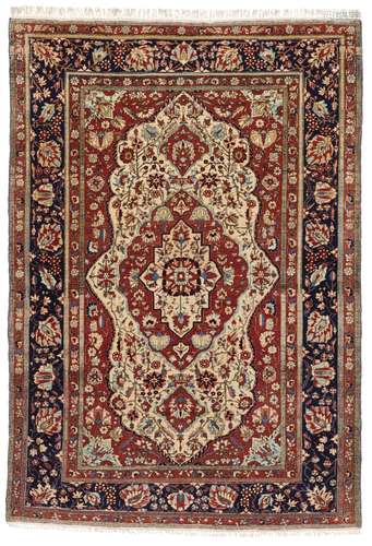 A KASHAN 'MOHTASHAM' RUG CENTRAL PERSIA, CIRCA 1890