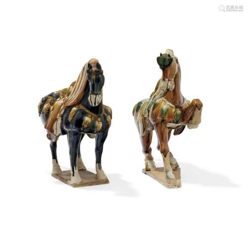 Pair of sculptures  China, Tang dinasty style, 20th Century