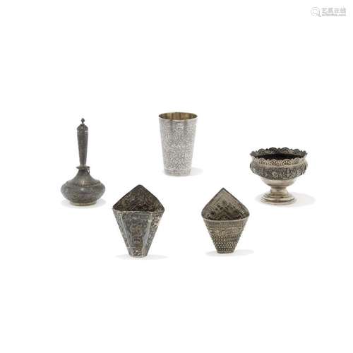 Group of silver objects