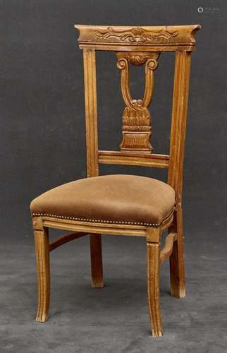 Group of four chairs  19th-20th Century