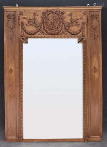 Fireplace mirror  19th Century