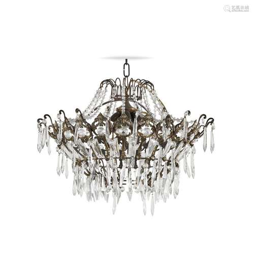 Pair of chandeliers  19th-20th Century