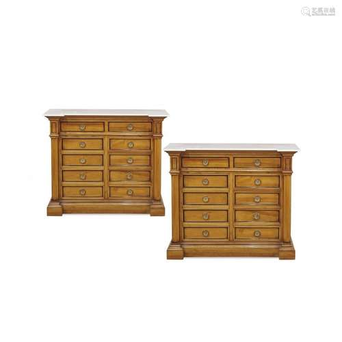 Pair of chest-of-drawers  19th Century