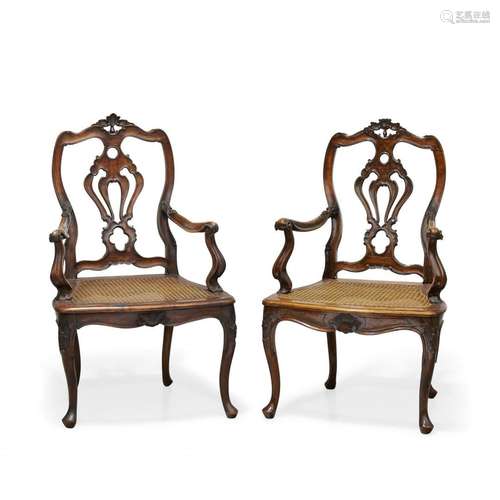 Pair of armchairs