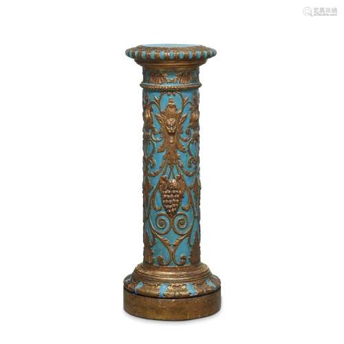 Wooden column  19th Century