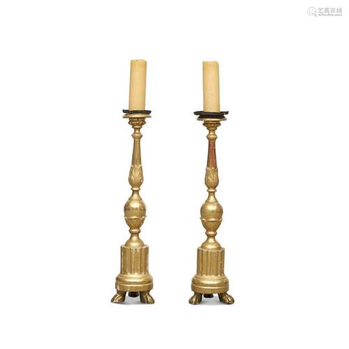 Pair of candle holders