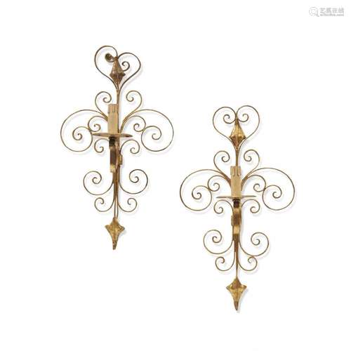 Pair of appliques  19th Century