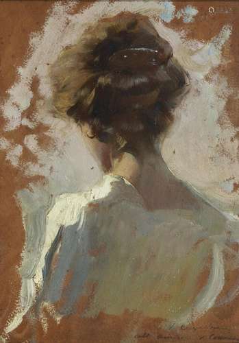 Female portrait from behind