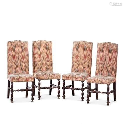 Group of four chairs  20th Century