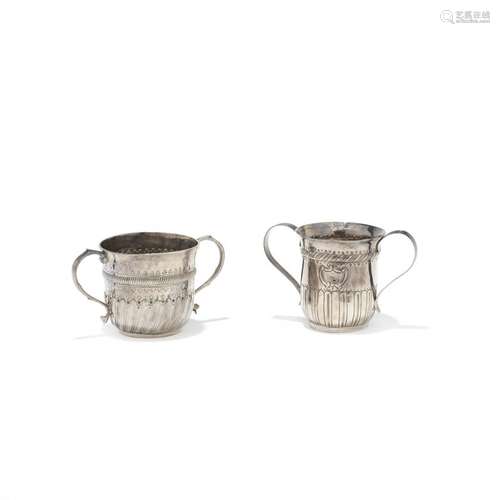 Two silver cups