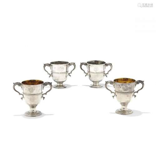 Pair of silver cups