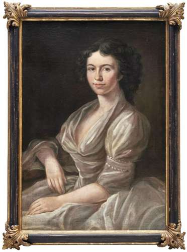 Portrait of a lady in white