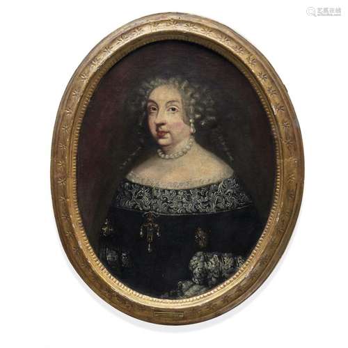 Portrait of Maria di Borbone Soissons, princess of Carignano