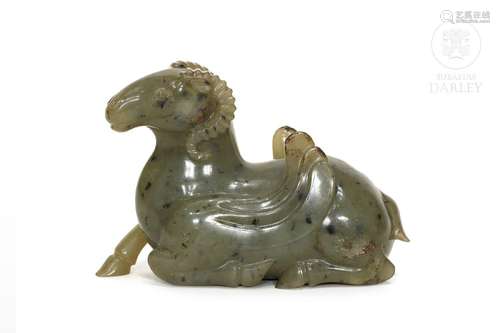 Jade "Ram" figure, Qing dynasty