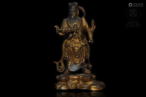 A bronze "Tomb guardian", Ming dynasty (1368 - 164...