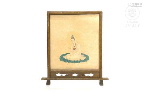 Painting on paper "Guanyin", 20th Century