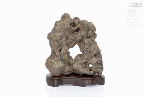 Volcanic stone Suiseki, Qing dynasty