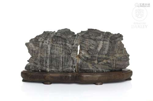 Hard stone Suiseki, 20th Century