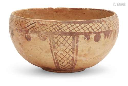 A small Neolithic buffware pottery bowl, Persia, 3rd milleni...