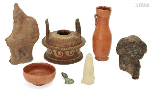 A collection of antiquities and later artefacts<br />
Circa ...