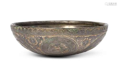 A Sasanian gilt silver bowl, Iran, circa 6th-7th century A.D...