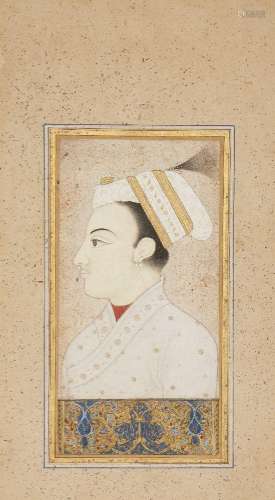 A Jharokha portrait of a prince, Jaipur, North India, circa ...