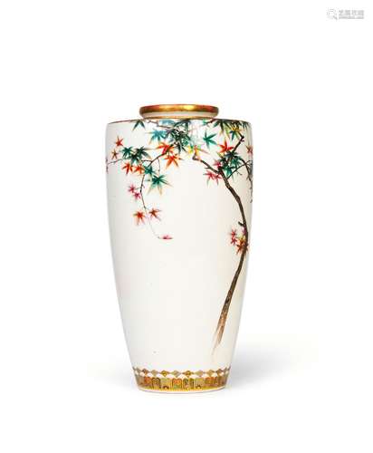 A JAPANESE SATSUMA VASE, MEIJI PERIOD (1868-1912)