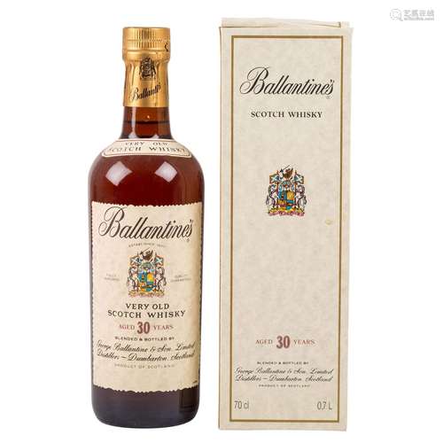 BALLANTINE'S blended 'very old' Scotch Whisky, 30 years