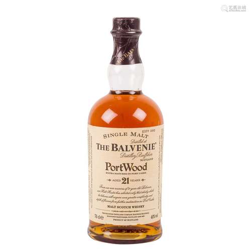 THE BALVENIE Single Malt Scotch Whisky, 21 years 'PORT WOOD'