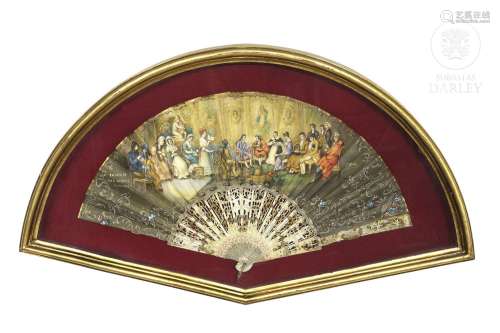 Fan "At the dukes' house", 20th century