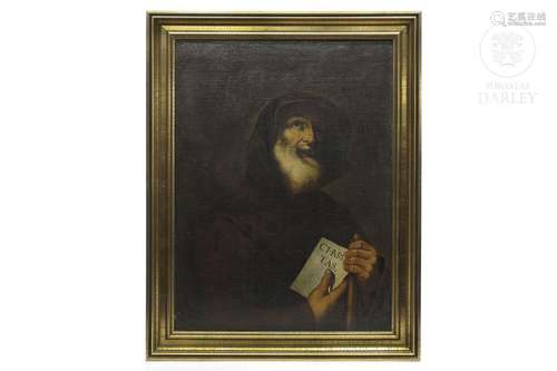 Jose de Ribera's follower "San Francisco de Paula"