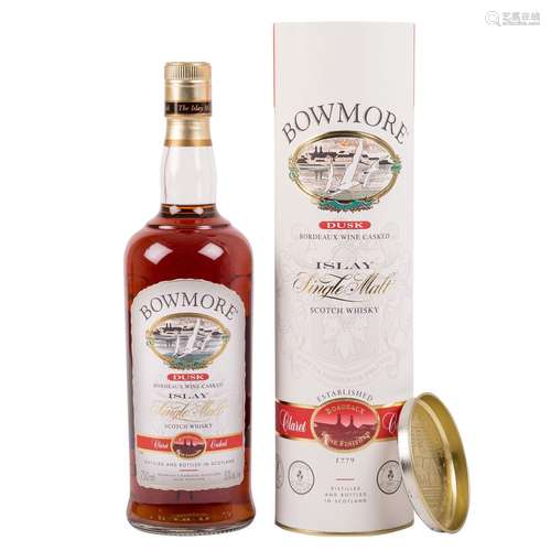 BOWMORE Single Malt Scotch Whisky 'DUSK' Bordeaux Wine Caske...