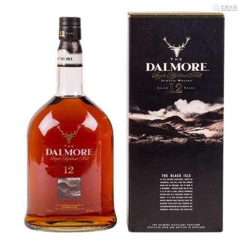 DALMORE Single Malt Scotch Whisky 'The Black Isle', 12 years