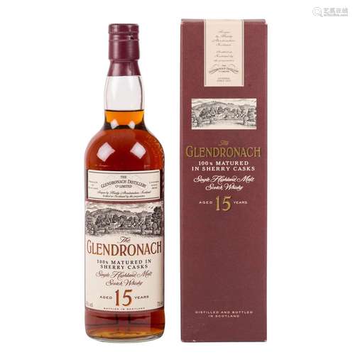 GLENDRONACH Single Malt Scotch Whisky, 15 years