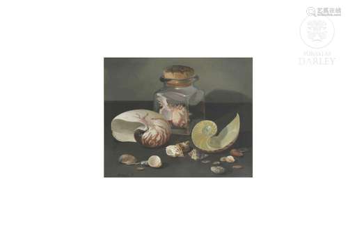 Conrado Meseguer Muñoz (1946) "Sea ​​shells", 1978