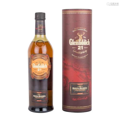 GLENFIDDICH Single Malt Scotch Whisky 'Havana Reserve', 21 y...