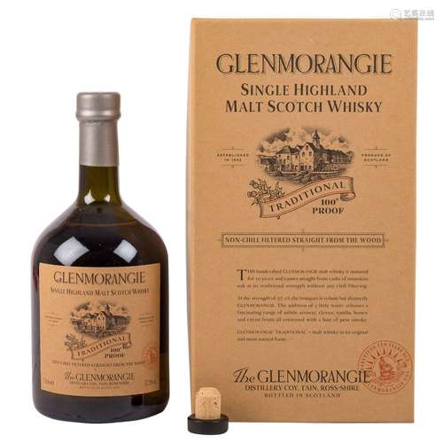 GLENMORANGIE Single Malt Scotch Whisky 'Traditional - 100° P...