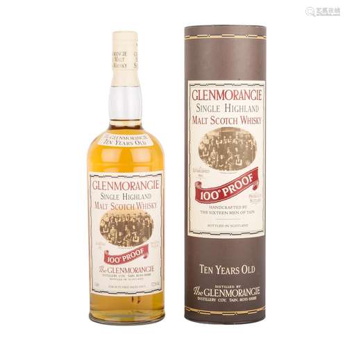 GLENMORANGIE Single Malt Scotch Whisky '100° Proof', 10 year...