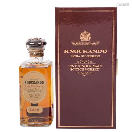 KNOCKANDO Single Malt Scotch Whisky 'Extra Old Reserve', 196...